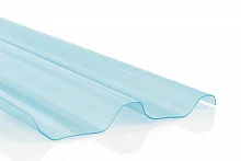 COMPOGLASS КРИСТАЛЛ трапеция С-20, прозрачный, голубой, глянцевый, 0,8 мм, 1150х2000 мм купить